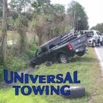Dodge Truck Before New Smyrna Beach Towing Services Team from Universal Towing Does its Thing
